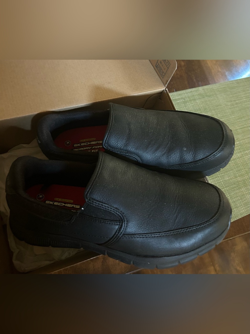 Skechers women’s Black Slip-On Casual Comfort Loafers